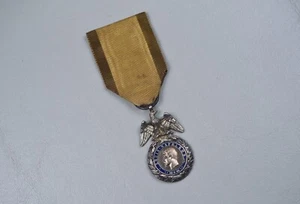 MEDALLA FRANCESA GUERRA DE CRIMEA MILTAIRE con ESMALTE CASI PERFECTO - CINTA ORIGINAL - Imagen 1 de 9
