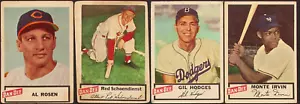 *** NICE lot of 4 DIFFERENT RARE 1954 Dan-Dee cards - $850.00 !! **** - Picture 1 of 2
