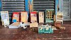 21 Pieces Of 1 12 Antique Style Wooden Dolls House Furniture