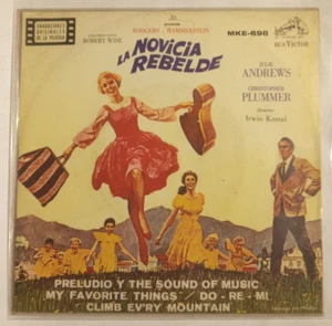 LA NOVICIA REBELDE, SOUNDTRACK BY JULIE ANDREWS, 1966 MEXICAN 7" EP PS - Imagen 1 de 4