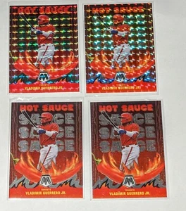 (4 CARDS) 2022 Mosaic Vladimir Guerrero Jr. Hot Sauce INSERT Prizms #HS-5 - Picture 1 of 2