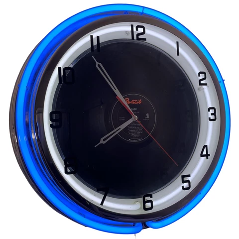 Sade “Diamond Life” Vinyl Record Neon Clock Cover