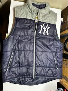 Chaleco acolchado para hombre New York Yankees chaqueta azul Mitchell & Ness Cooperstown XL - Imagen 1 de 5