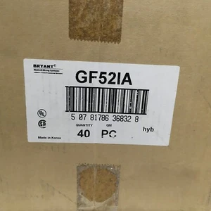 (40) Receptáculo Bryant GF52IA 15A 125V marfil GFCI 5ma viaje no resistente a la manipulación - Imagen 1 de 7