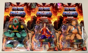 Masters of the Universe Origins Wave 23 Action Figure Set of 3 Faker Leech Catra - Picture 1 of 13