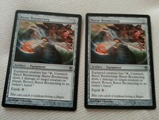 MTG - Razor Boomerang x 2 - Worldwake - NM