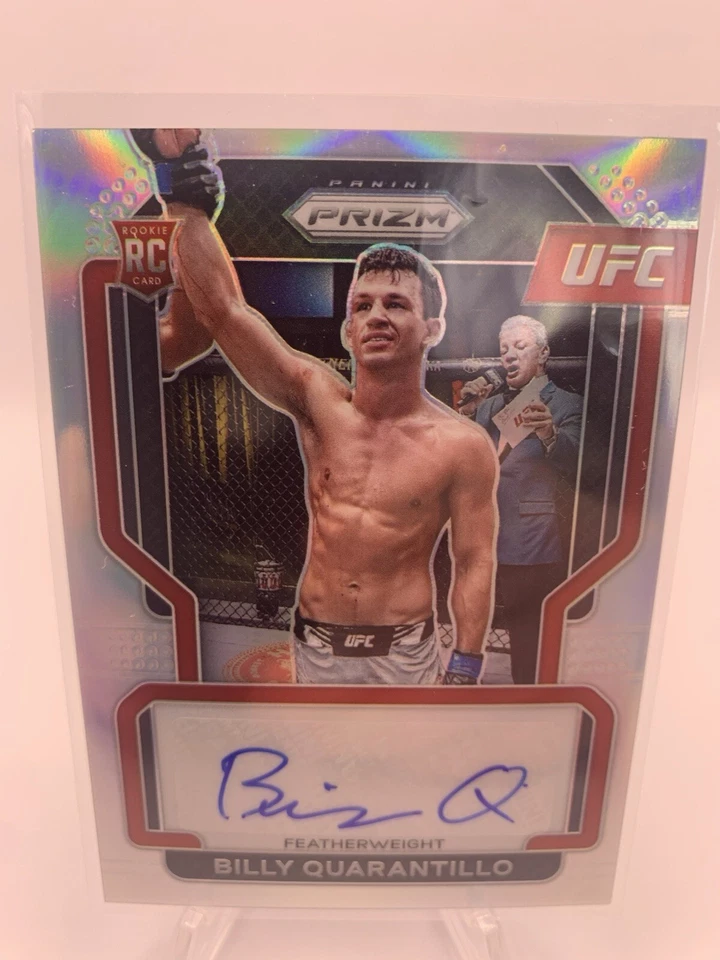2022 Prizm UFC Billy Quarantillo Silver Rookie Auto RC - Image 1 of 1