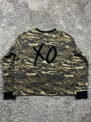 Puma The Weeknd XO Oversized Camouflage Crewneck Sweatshirt Small - Image 1 of 4