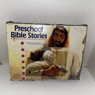 Abeka Books Preschool Bible Stories Flash A Cards Box Set 143 Cards Missing 2 - Image 1 of 4
