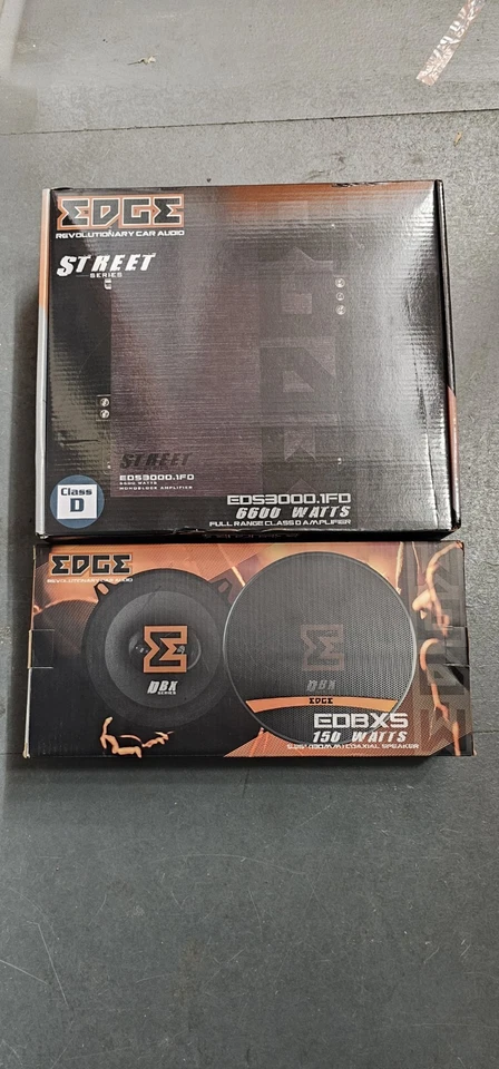 Amplificador estéreo Edge EDS3000.1FD Street rango completo clase D 1 ohmio estable 6600 W Foto 1 de 4