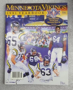 MINNESOTA VIKINGS OFFICIAL 1991 YEARBOOK - Picture 1 of 1