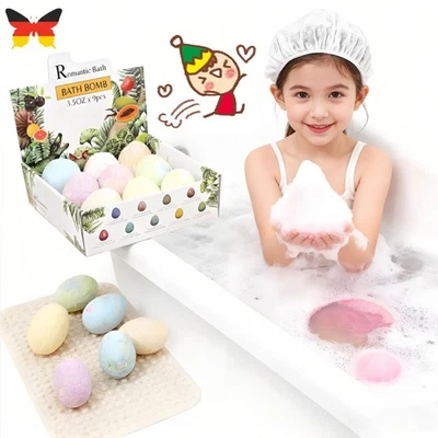 Bath Bombs for Kids with Dinosaur Toys Inside, 9pcs for Kids - Image 1 of 4