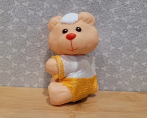 1986 Fisher Price Puffalumps Pfirsich Teddybär Hugger Grabber Clip Figur - Bild 1 von 12