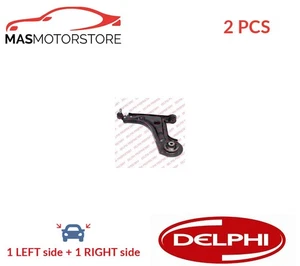 LH RH TRACK CONTROL ARM PAIR FRONT LOWER DELPHI TC1913 2PCS I NEW OE REPLACEMENT - Picture 1 of 5