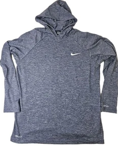 Nike Swim Pullover Performance Hoodie Men M Blue Lightweight DRI-FIT UPF 40 - Picture 1 of 9