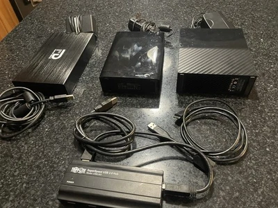 3 External Hard Drives: 2TB, 3TB, 4TB.  WD, Seagate, Fantom w/BONUS - image 1 of 4