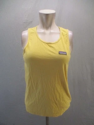 Top Patagonia Talla XS Mujer Amarillo 100% Algodón Orgánico Sin Mangas Ropa Activa 272 Foto 1 de 4