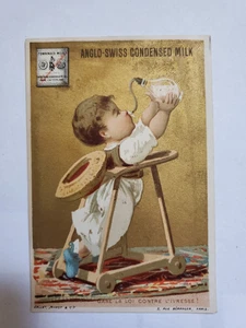 Deambulatore e biberon bambino anglo svizzero latte condensato - Foto 1 di 2