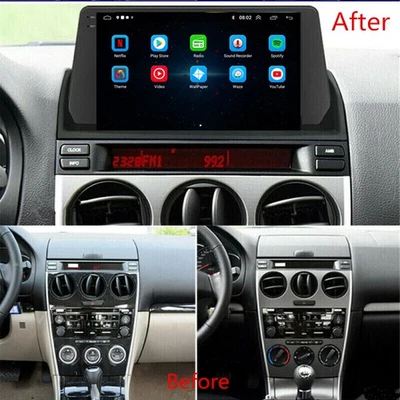 9" Android 12.0 Stereo Radio GPS Navigation Player Wifi FM For Mazda 6 2002-2008 - Image 1 of 4