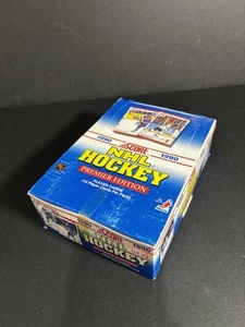 1990 Score NHL Hockey Premier Edition 36 Pack SEALED BOX *Gretzky On Top Image!* - Picture 1 of 7