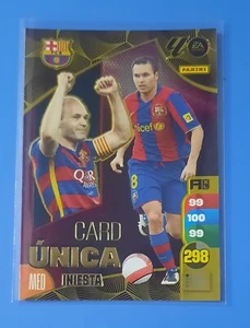 CARD ÚNICA ANDRES INIESTA-PROCEDENTE DE LA DREAM BOX ADRENALYN 2025-(Panini). - Imagen 1 de 1