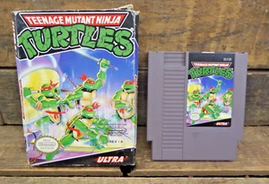 Juego Teenage Mutant Ninja Turtles Nintendo NES 1988 con caja dañada, Ultra - FUNCIONA - Imagen 1 de 16