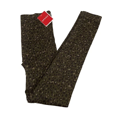 Nuevas Leggings SPANX Para Mujer Talla XS Look At Me Now Sin Costuras Oliva Leopardo Nuevas con Etiquetas Foto 1 de 4
