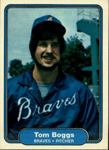 1982 Fleer Baseball #430 Tommy Boggs