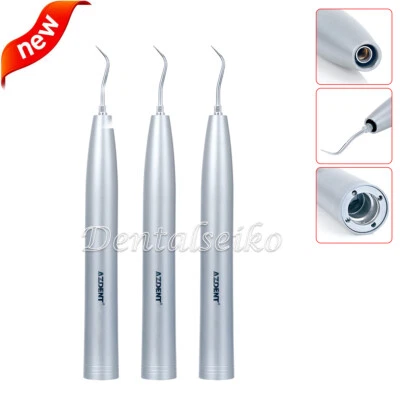 3Pcs Dental Sonic S Air Scaler Handpiece for MULTIflex Coupling SS-MF w/ 9 Tips