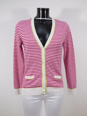 BRAX Damen Strickjacke Gr 38 DE / Rot Weiß Gestreift Neuwertig ( R 8196 ) Foto 1 de 4