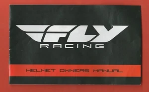 MANUAL DE PROPIETARIOS DE CASCO DE CARRERAS FLY - 4"" X 6 1/2"" - 12 PÁGINAS - Imagen 1 de 3