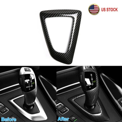 Крышка панели переключения передач из углеродного волокна для BMW F32 F33 2013-2019 - Изображение 1 из 4