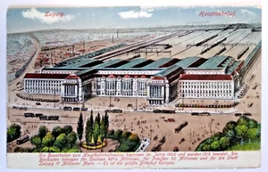 AK Leipzig - Hauptbahnhof, 1919 als Feldpost gelaufen - Bild 1 von 2