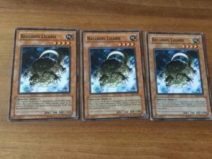 IOC-072 Yu-Gi-Oh 3x Balloon Lizard - Picture 1 of 4