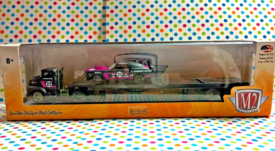 M2 MACHINES R20 AUTO-HAULERS CHASE 1956 FORD COE & 70 FORD MUSTANG NEW - Image 1 of 4
