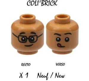 Lego 3626cpb2994 - 1x Tête Visage Minifig Head Dual Sided - Neuf - Picture 1 of 1