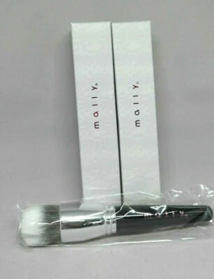 LOTE de 2 brochas base en polvo Mally Beauty nuevas en caja Foto 1 de 4