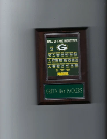 GREEN BAY PACKERS HOF PLAYERS PLAQUE FOOTBALL NFL FAVRE HORNUNG STARR GREGG Cover