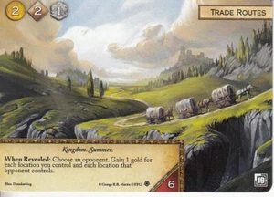 Trade Routes AGoT LCG 2.0 Game of Thrones Alternate Art Promo - Picture 1 of 1