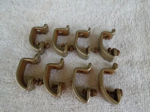 (8) VINTAGE RARE LEEDY WW2 RELIANCE BROADWAY COMMANDER VICTORY SNARE DRUM LUGS - Picture 1 of 5