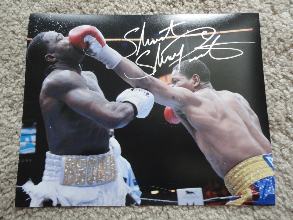 SHAWN "SHOWTIME" PORTER SIGNED BOXING PHOTO COA AUTOGRAPHED WELTERWEIGHT AKRON! - Image 1 of 1