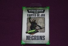WARHAMMER 40000 40K - Cartes de Jeu Nécrons 2014 V7