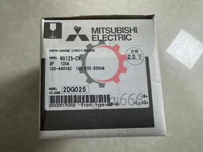 1PCS NEW Mitsubishi NV125-CV 3P 100A leakage circuit breaker #Z - Image 1 of 4