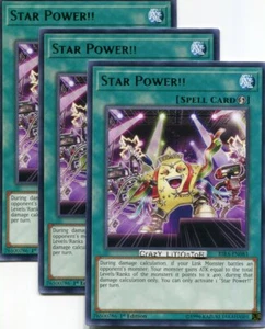 3 X YU-GI-OH STAR POWER!! 1ST ED SILVER RARE MINT RIRA-EN083 - Picture 1 of 1