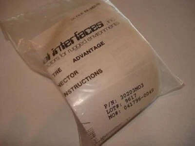 Molex 30203M03 19 Pin Connector Insert with Pins NSFP - Image 1 of 3