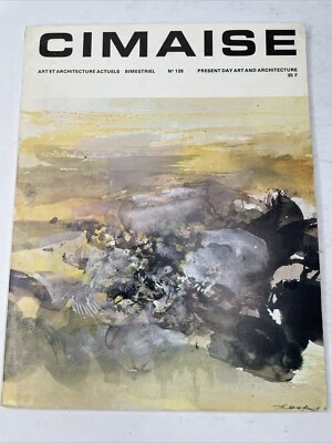 Vintage RARE 1976 Cimaise Magazine No 128 French Art + Architecture V3 - Image 1 of 4