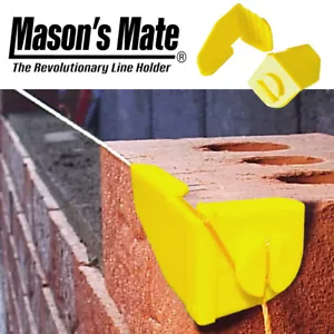 Masons Mate - Soportes de esquina de anclaje de línea de constructores - 1 juego (2 compañeros de albañiles) - Imagen 1 de 3