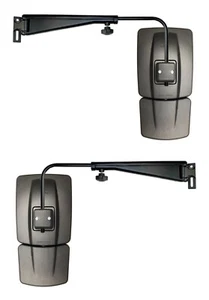 2x Lusterko zewnętrzne Lusterko 435x223 mm Uchwyt lustra Ramię lustra Uchwyt lustra ZESTAW - Zdjęcie 1 z 16