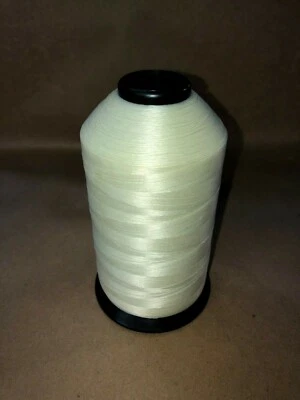 TEX 69 WHITE FLEXLON - MONOCHORD FILAMENT NYLON 8 OZ 3M YARDS PER SPOOL  - Image 1 of 2
