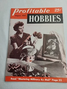 Profitable Hobbies Magazine from August 1949 Interesting Ads - Foto 1 di 4